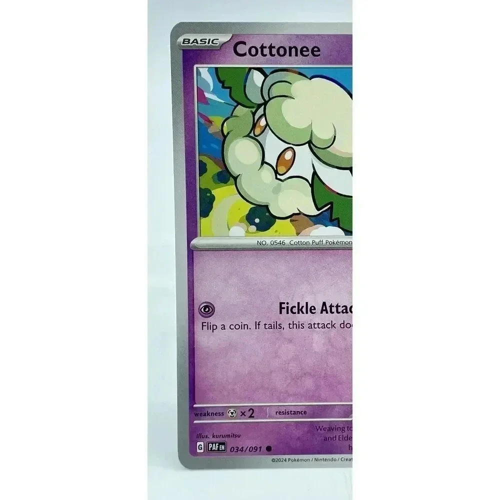 Cottonee 034/091 Common S&V: Paldean Fates Non-Holo‎ Pokémon TCG Mint Unplayed